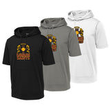 Savage Saints Fastpitch Sport-Tek ® Sport-Wick ® Fleece Short Sleeve Hooded Pullover