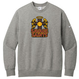 Savage Saints Fastpitch Nike Club Fleece Sleeve Swoosh Crew