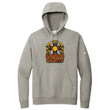 Savage Saints Fastpitch Nike Club Fleece Sleeve Swoosh Pullover Hoodie