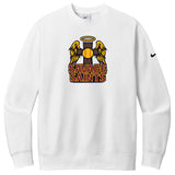 Savage Saints Fastpitch Nike Club Fleece Sleeve Swoosh Crew