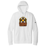 Savage Saints Fastpitch Nike Club Fleece Sleeve Swoosh Pullover Hoodie