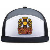 Savage Saints Fastpitch Headwear 6-Panel Trucker Snapback Hat