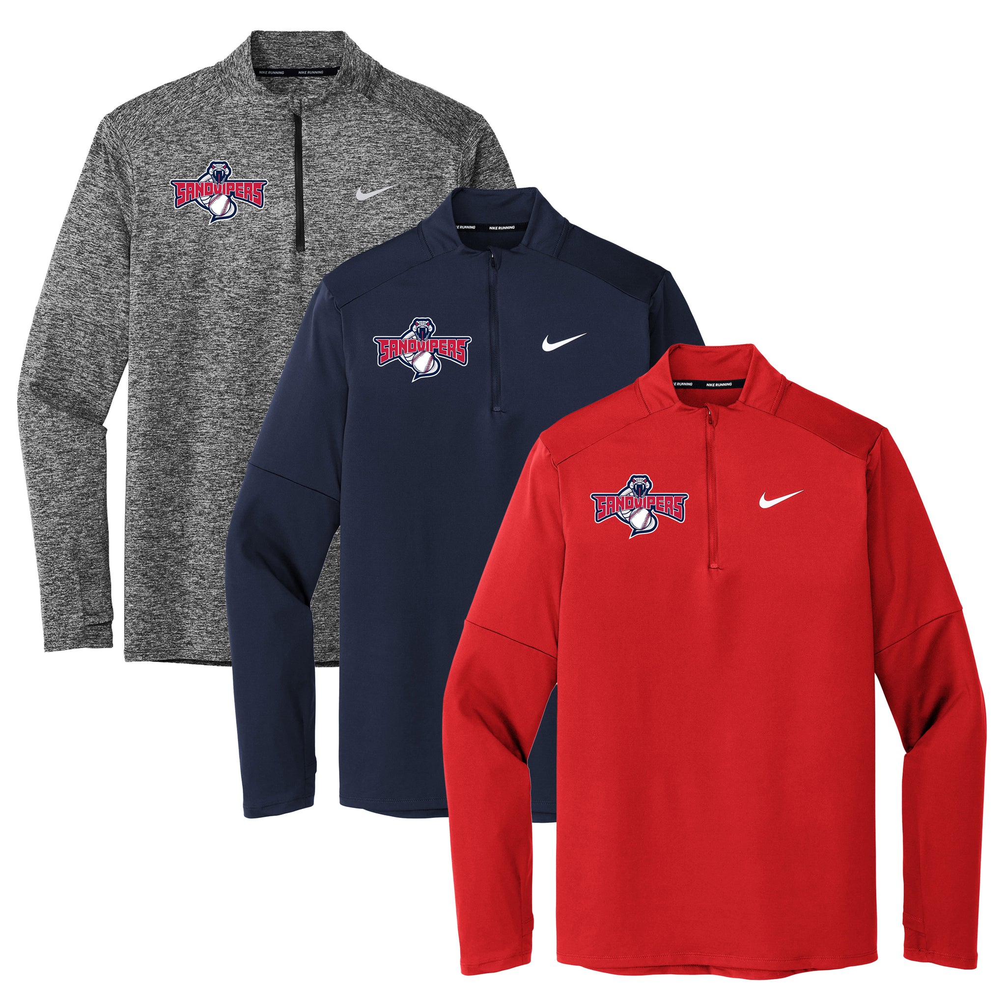 Sand Vipers Baseball Nike Dri-FIT Element 1/2-Zip