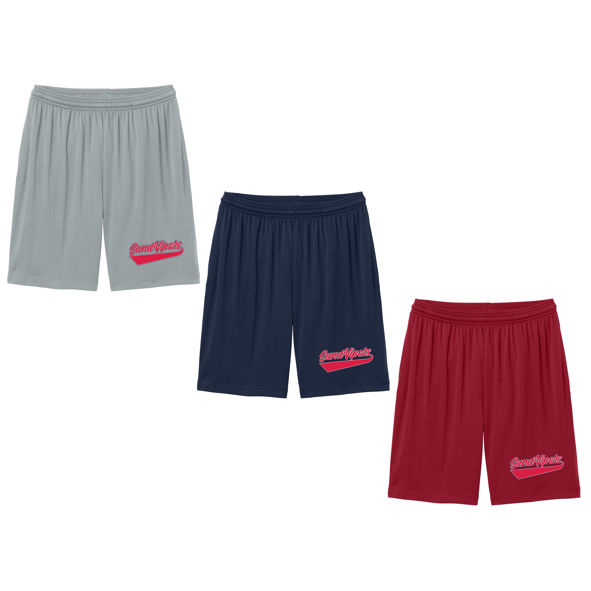 Sand Vipers Baseball Sport-Tek® PosiCharge® Competitor™ 7” Pocketed Short