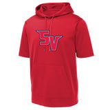 Sand Vipers Baseball Sport-Tek ® Sport-Wick ® Fleece Short Sleeve Hooded Pullover