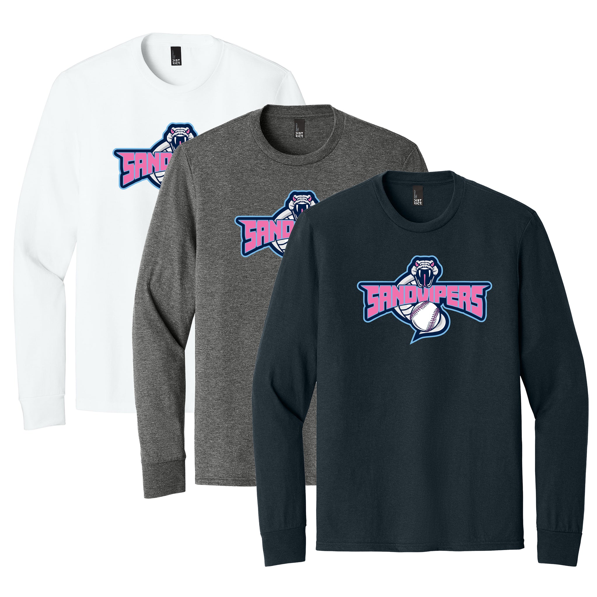 Sand Vipers Baseball District Perfect Tri ® Long Sleeve Tee