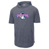 Sand Vipers Baseball Sport-Tek ® PosiCharge ® Tri-Blend Wicking Short Sleeve Hoodie