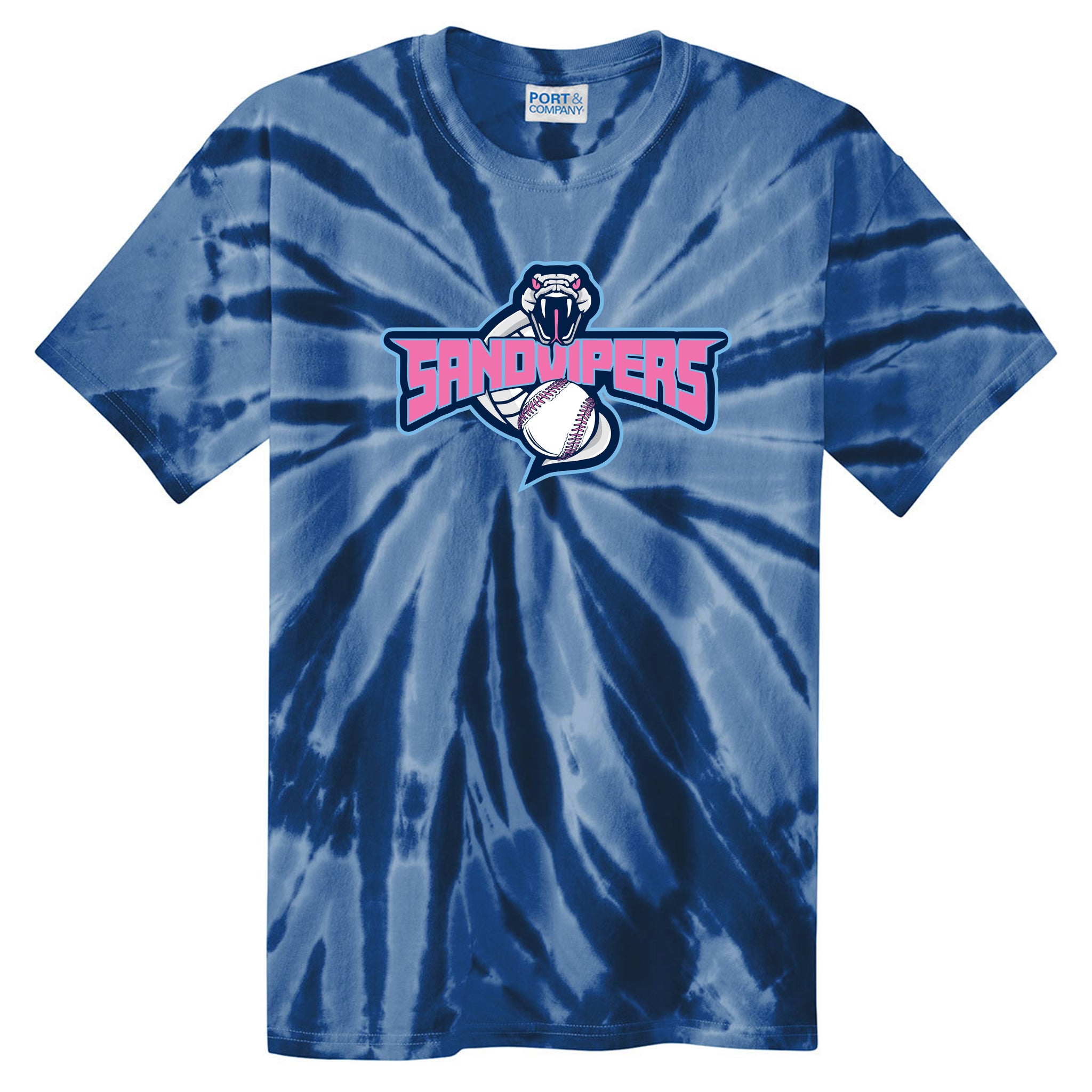 Sand Vipers Baseball Port & Company® Tie-Dye Tee