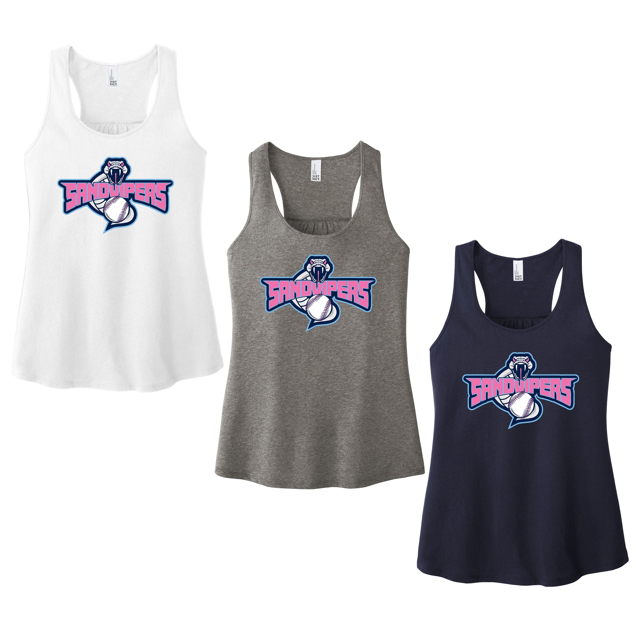 Sand Vipers Baseball Women’s District V.I.T. ™ Racerback Tank