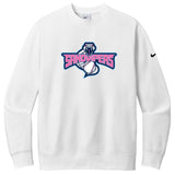 Sand Vipers Baseball Nike Club Fleece Sleeve Swoosh Crew