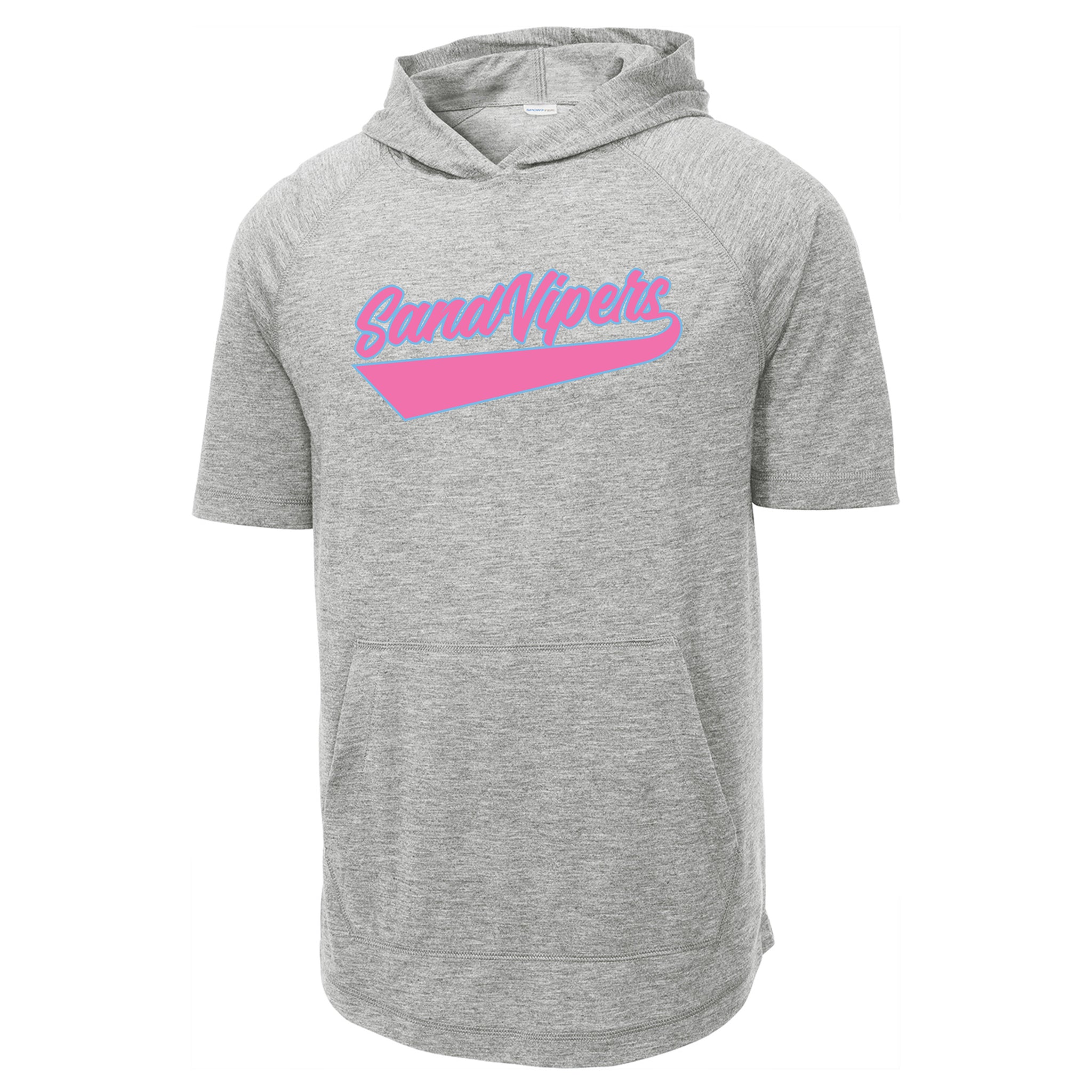 Sand Vipers Baseball Sport-Tek ® PosiCharge ® Tri-Blend Wicking Short Sleeve Hoodie