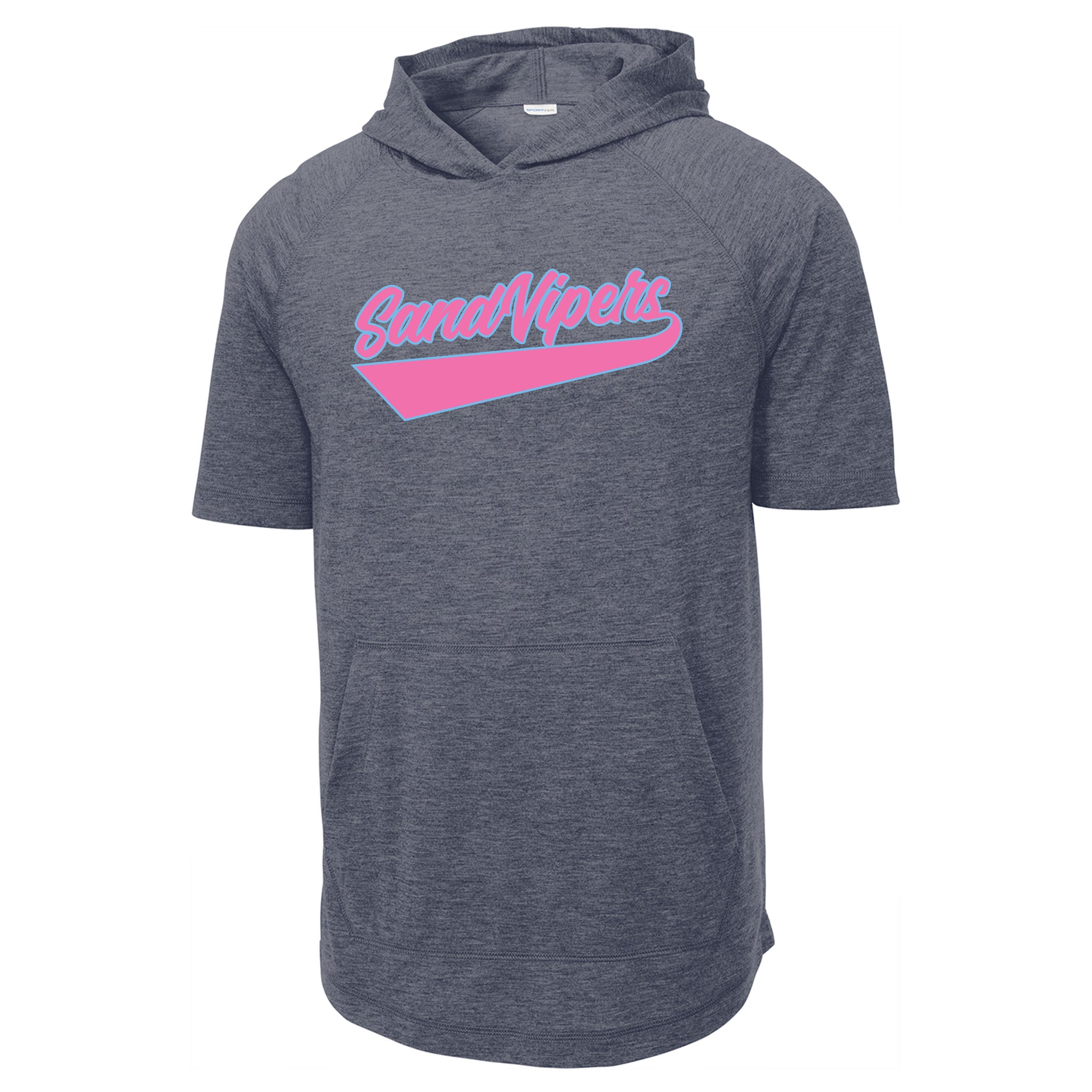 Sand Vipers Baseball Sport-Tek ® PosiCharge ® Tri-Blend Wicking Short Sleeve Hoodie