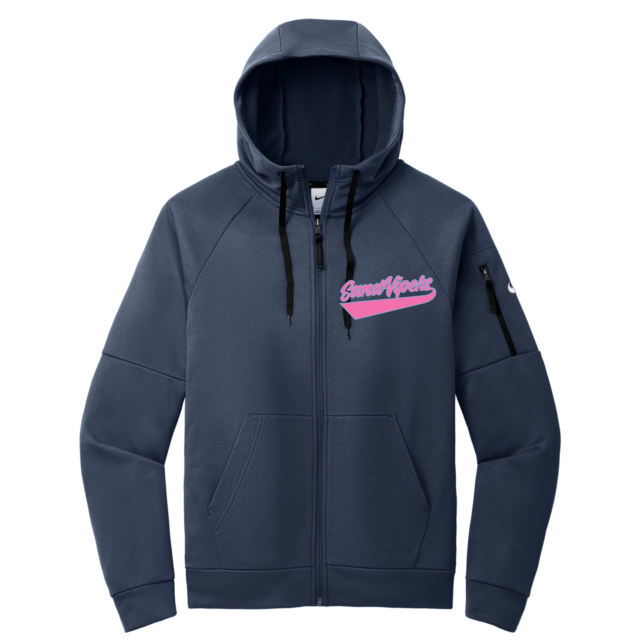 Sand Vipers Baseball Nike Therma-FIT Pocket Full-Zip Fleece Hoodie