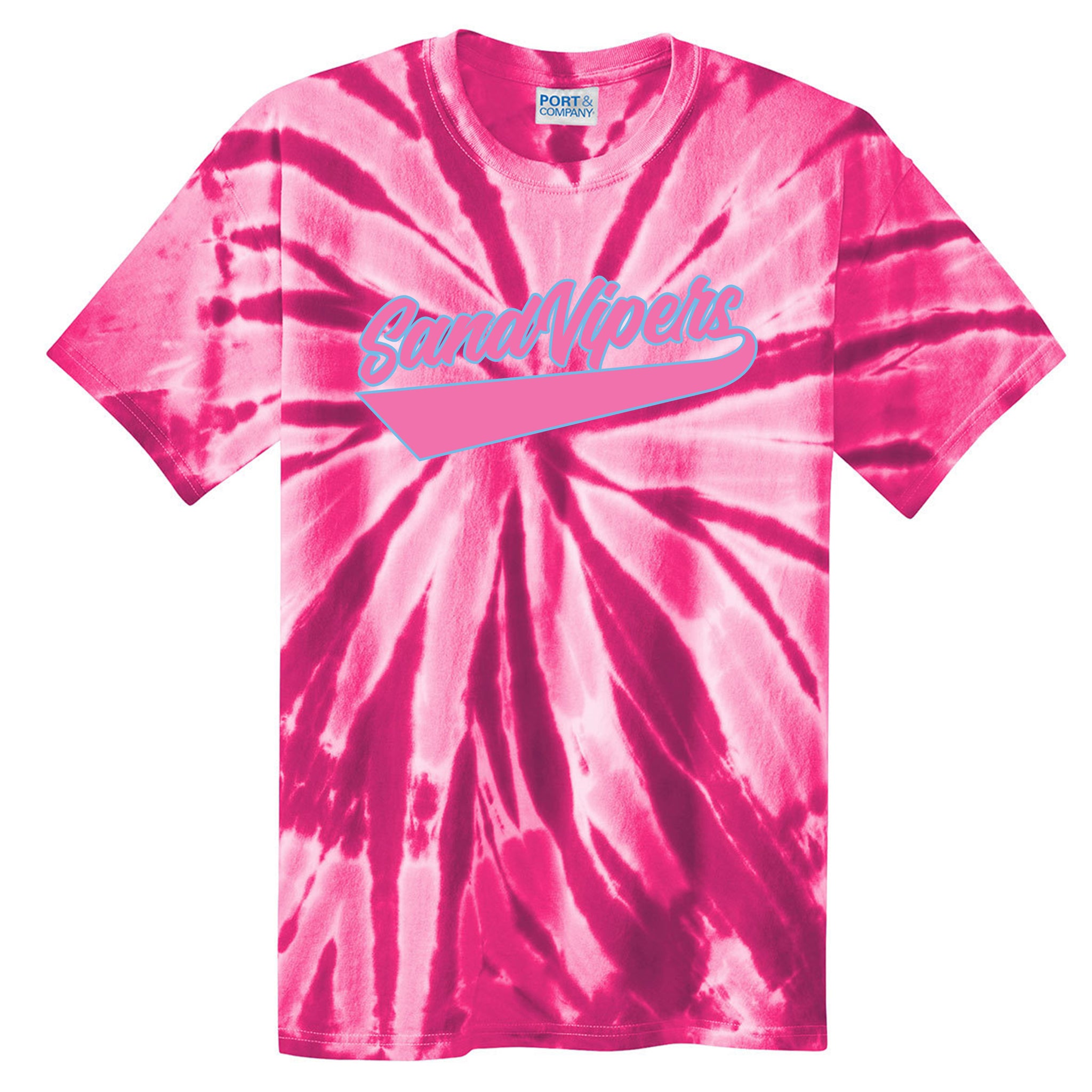 Sand Vipers Baseball Port & Company® Tie-Dye Tee
