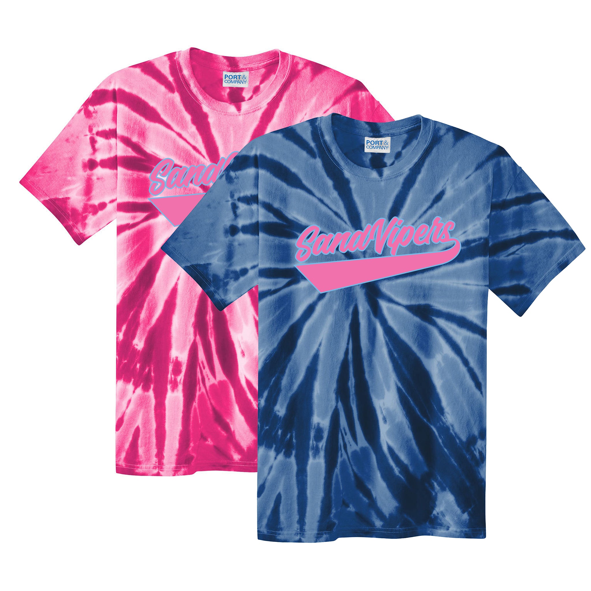 Sand Vipers Baseball Port & Company® Tie-Dye Tee