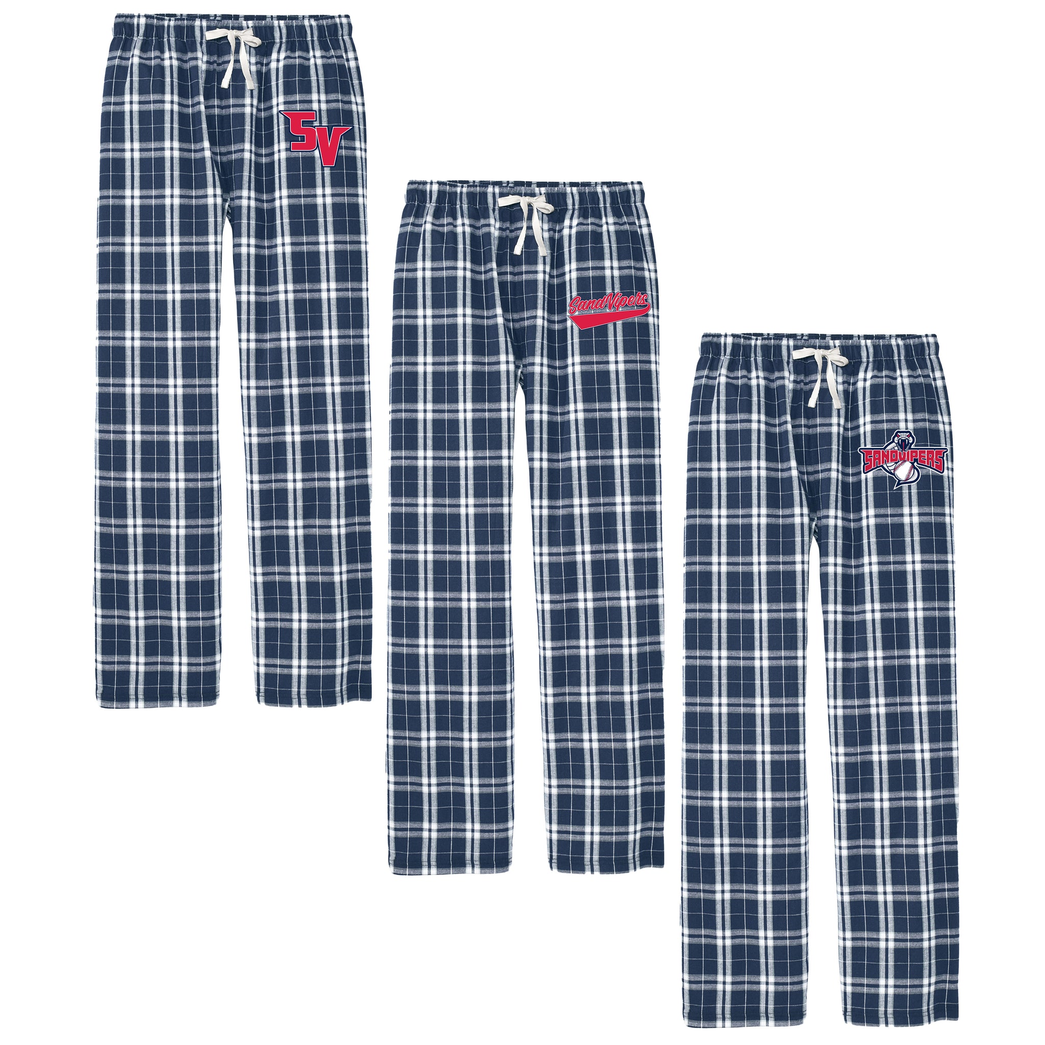 Sand Vipers Baseball Flannel Plaid Pant