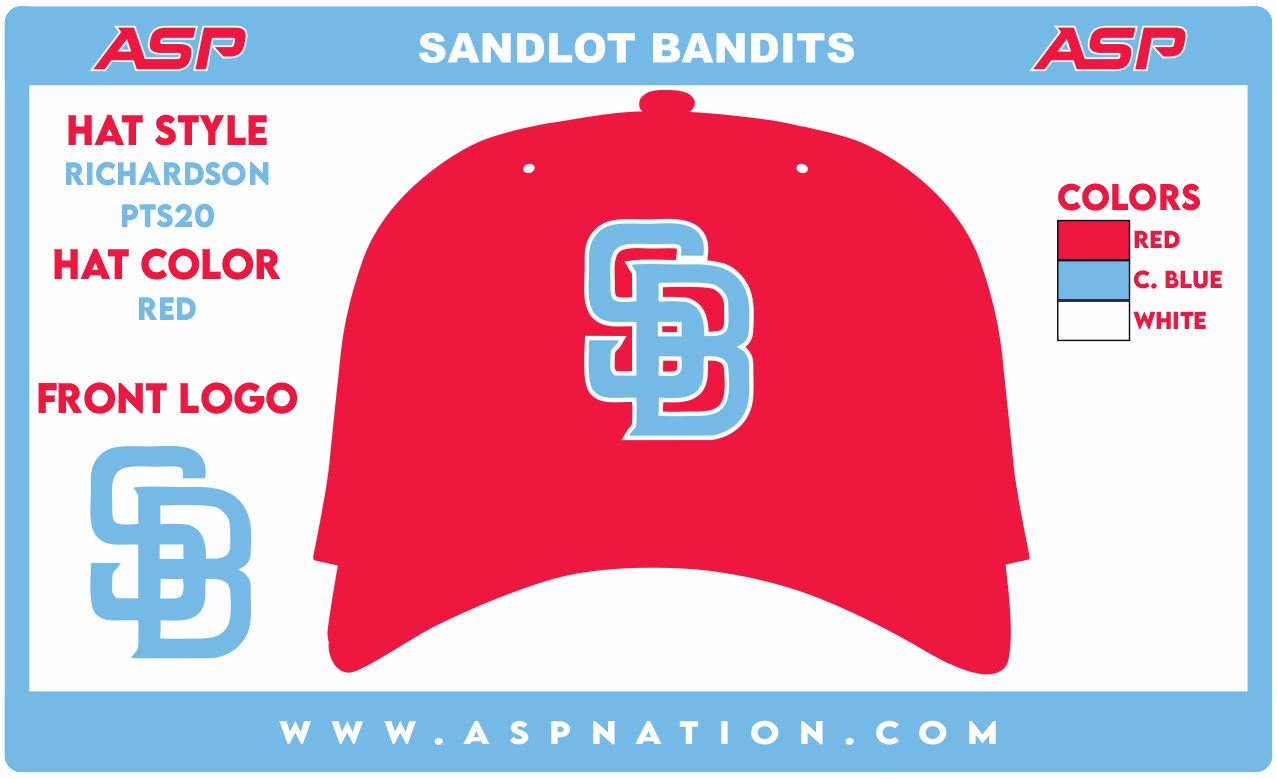 Sandlot Bandits Baseball Richardson PTS20 Pulse R-Flex Hat