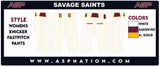 Savage Saints Fastpitch Womens/Girls Full Sublimation Knickers