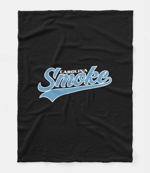 Carolina Smoke Baseball Fleece Blanket