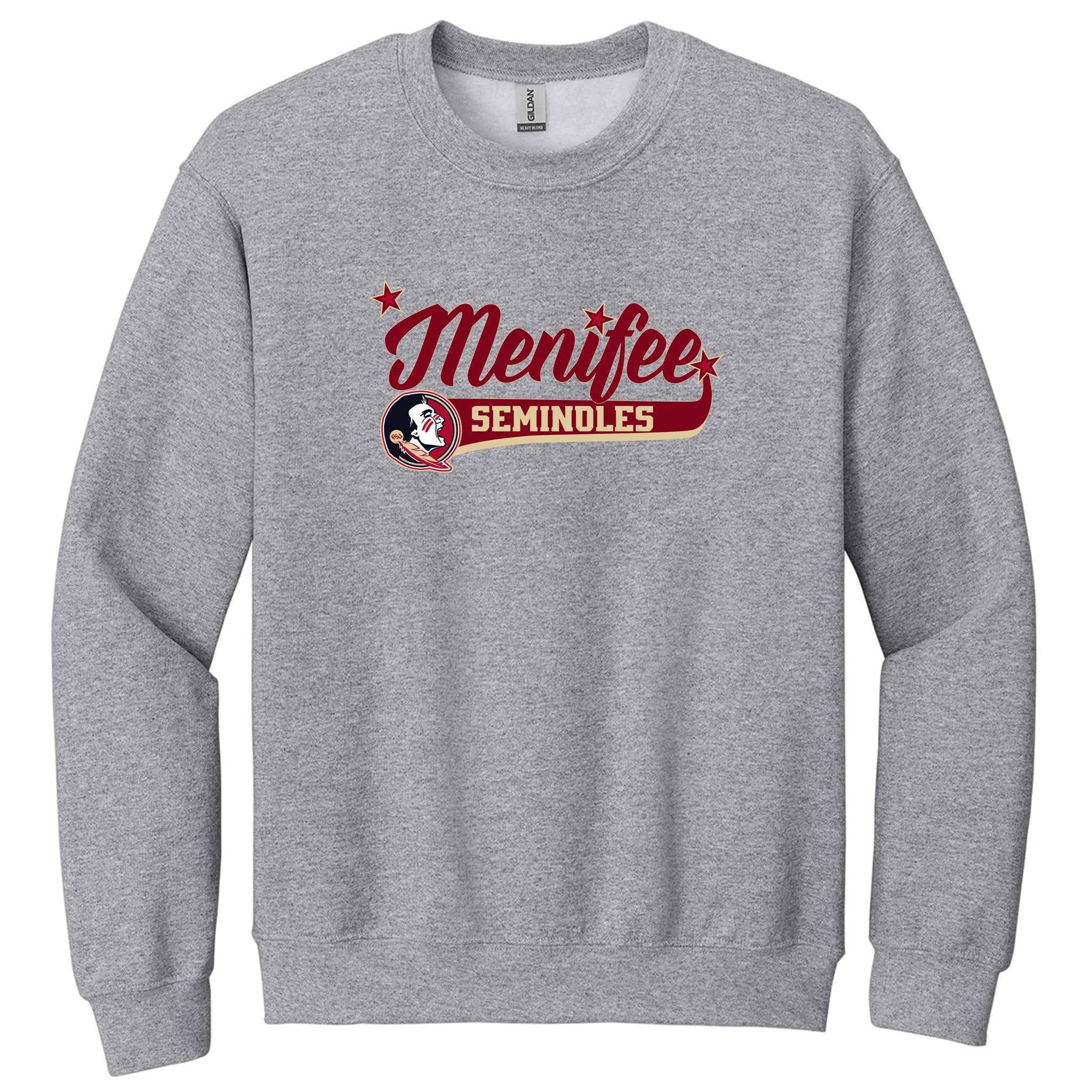 Menifee Seminoles Fastpitch Gildan® Heavy Blend™ Crewneck Sweatshirt