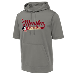 Menifee Seminoles Fastpitch Sport-Tek ® Sport-Wick ® Fleece Short Sleeve Hooded Pullover