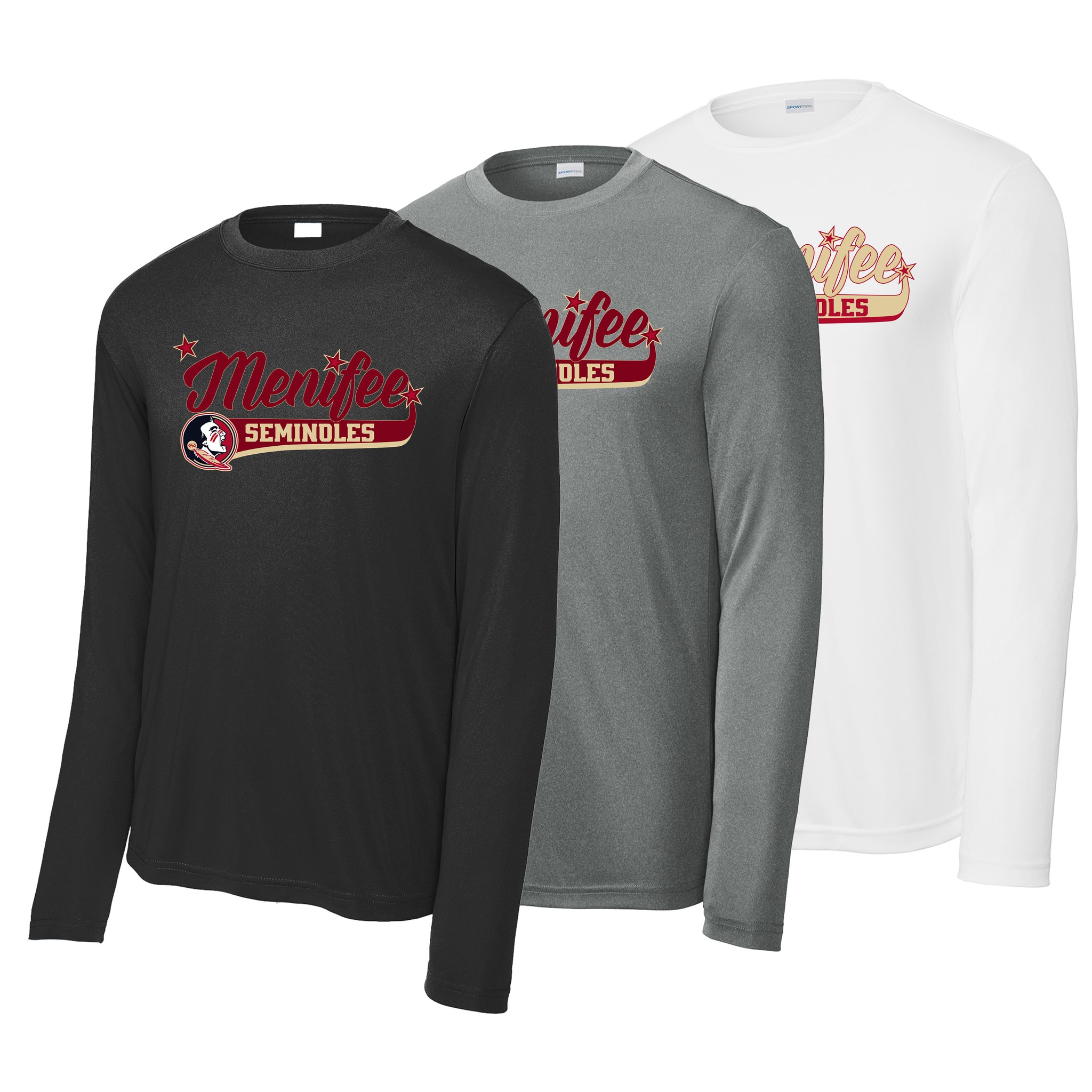 Menifee Seminoles Fastpitch Sport-Tek® Long Sleeve PosiCharge® Competitor™ Tee