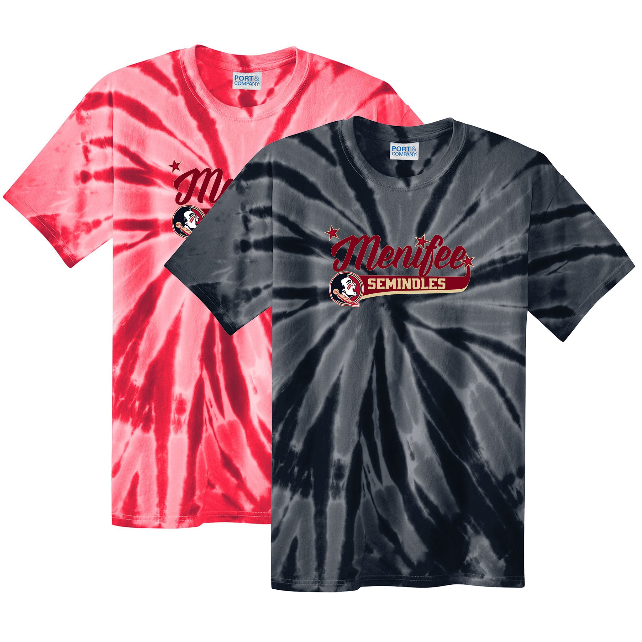 Menifee Seminoles Fastpitch Port & Company® Tie-Dye Tee