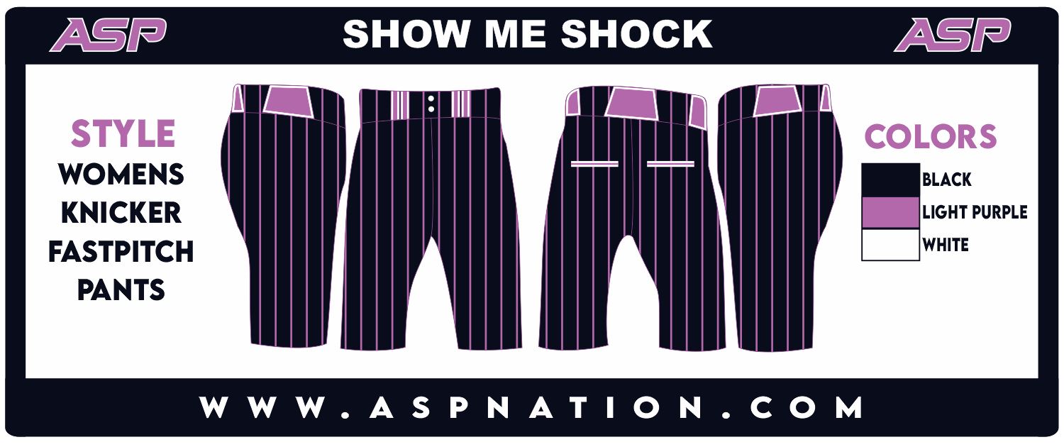 Show Me Shock Fastpitch Womens/Girls Full Sublimation Knickers