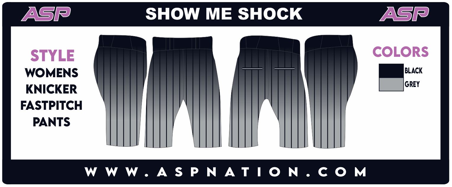 Show Me Shock Fastpitch Womens/Girls Full Sublimation Knickers