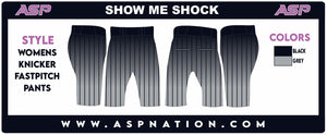 Show Me Shock Fastpitch Womens/Girls Full Sublimation Knickers