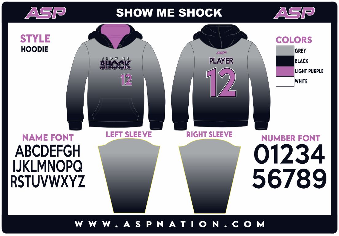 Show Me Shock Fastpitch Mens/Boys Full Sublimation Hoodie