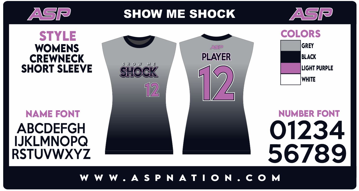 Show Me Shock Fastpitch Womens/Girls Full Sublimation Uniform Sleeveless