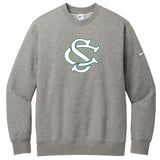 Skrewballs Fastpitch Nike Club Fleece Sleeve Swoosh Crew