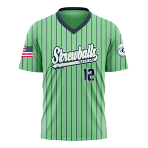 SKREWBALLS FASTPITCH WOMENS V-NECK FULL SUB SHORT UNIFORM