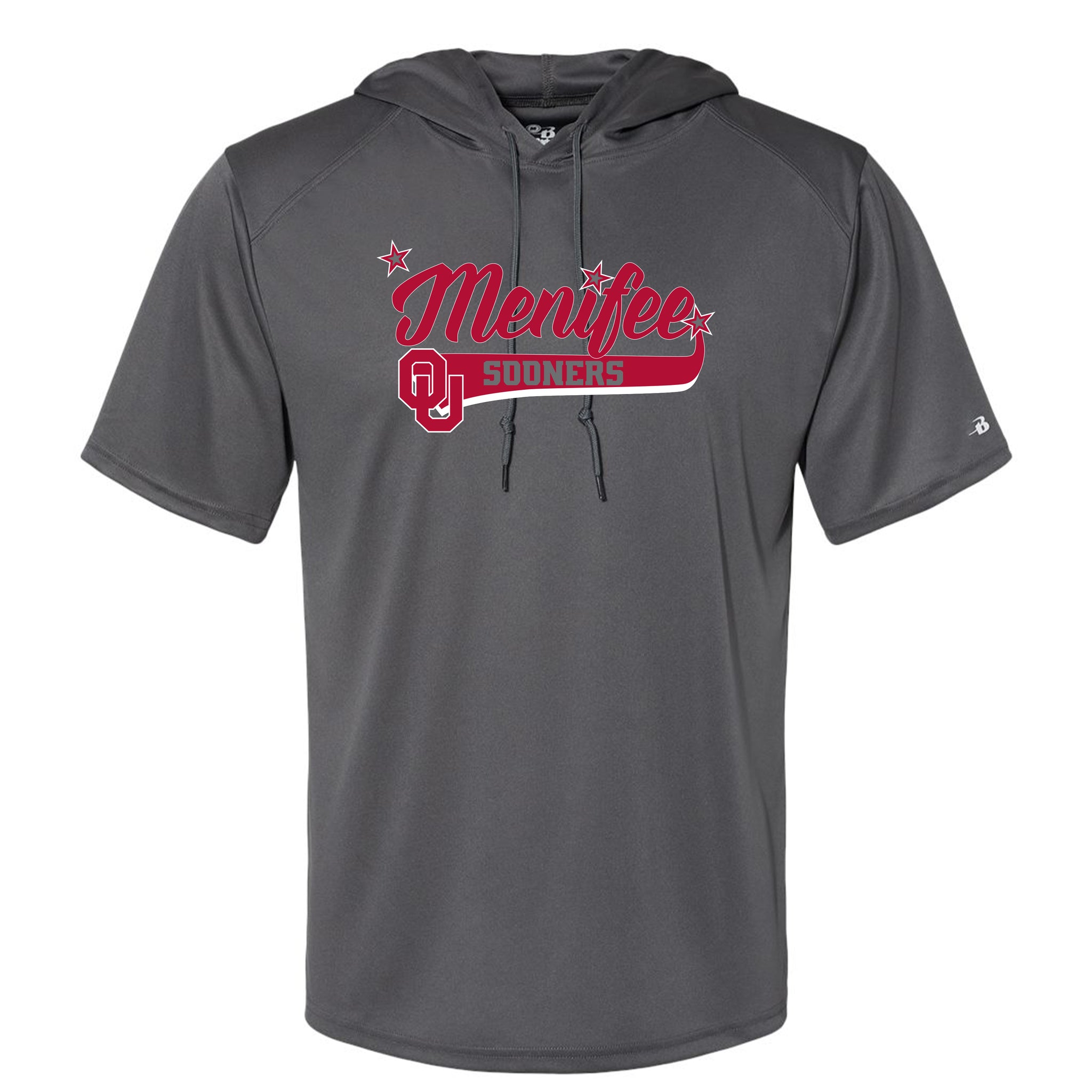 Menifee Sooners Fastpitch Badger B-Core Hooded T-Shirt