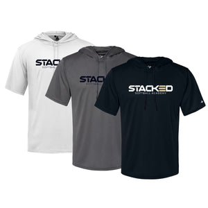 Stacked Softball Academy Badger B-Core Hooded T-Shirt