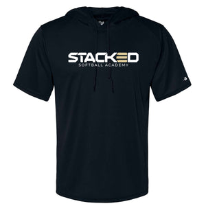 Stacked Softball Academy Badger B-Core Hooded T-Shirt