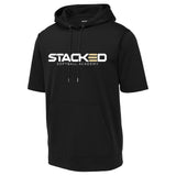 Stacked Softball Academy Sport-Tek ® Sport-Wick ® Fleece Short Sleeve Hooded Pullover