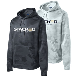 Stacked Softball Academy Sport-Tek® Sport-Wick® CamoHex Fleece Hooded Pullover