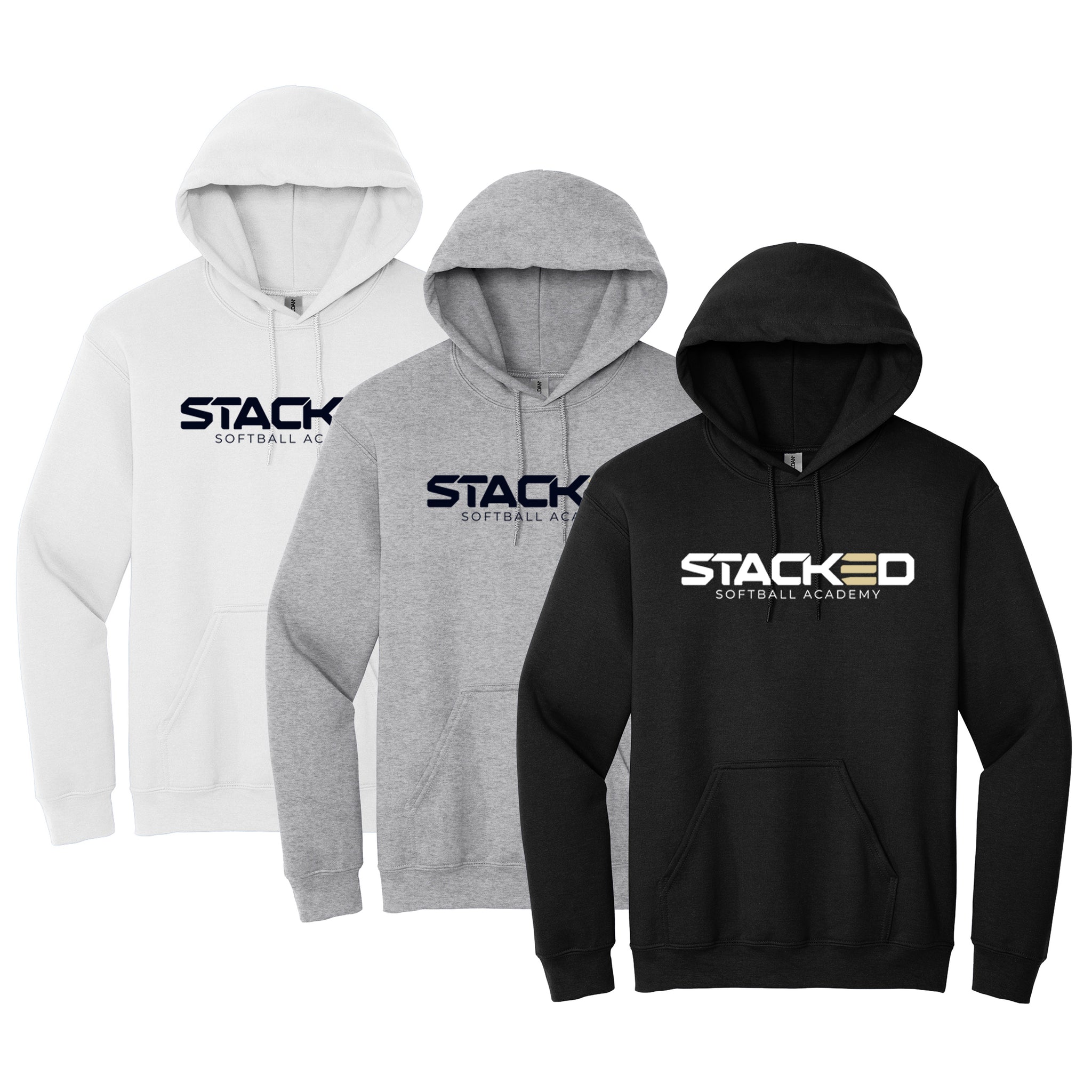 Stacked Softball Academy Gildan® Heavy Blend™ Hooded Sweatshirt