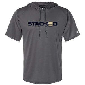 Stacked Softball Academy Badger B-Core Hooded T-Shirt