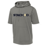 Stacked Softball Academy Sport-Tek ® Sport-Wick ® Fleece Short Sleeve Hooded Pullover