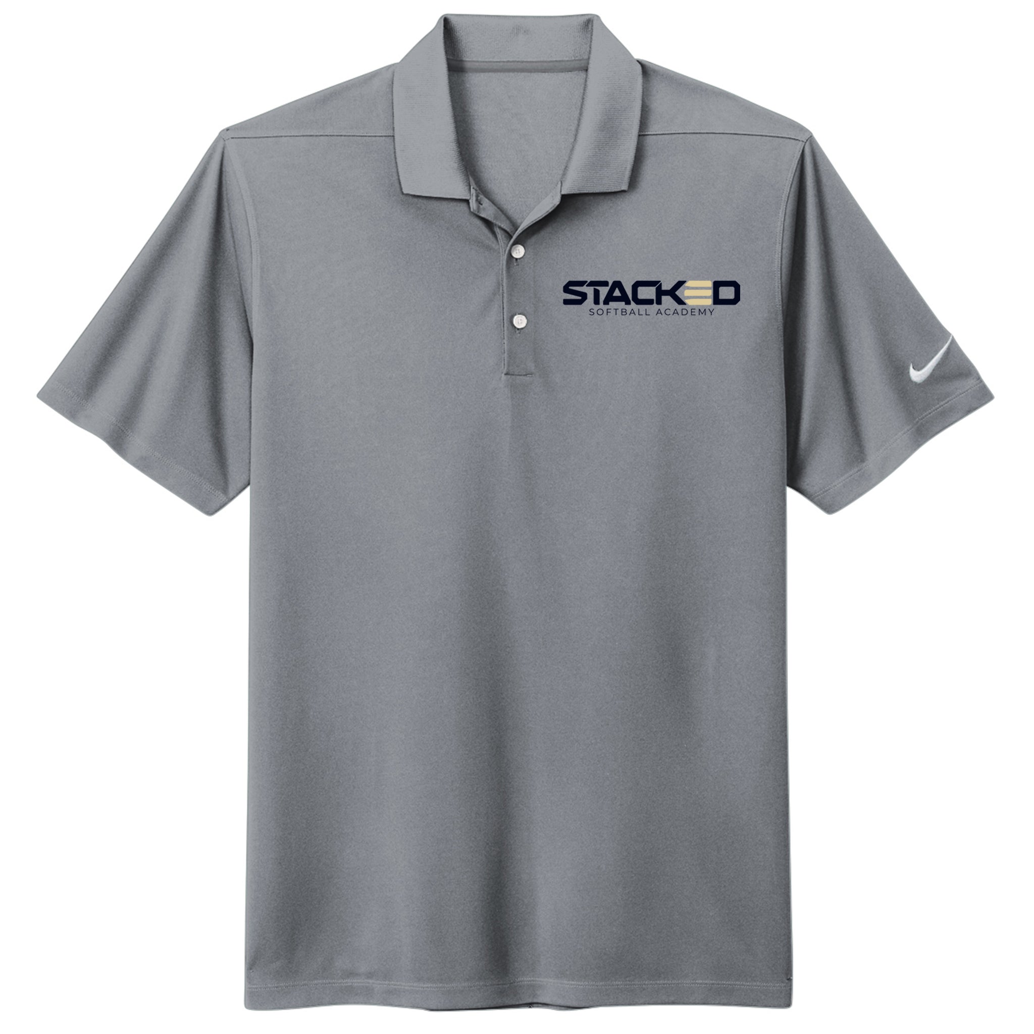 Stacked Academy Softball Nike Dri-FIT Micro Pique 2.0 Pocket Polo