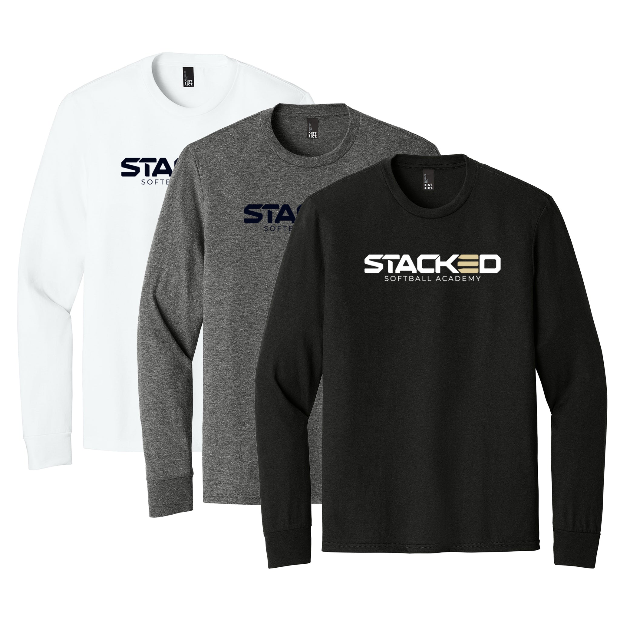 Stacked Softball Academy Perfect Tri ® Long Sleeve Tee