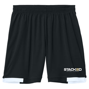Stacked Softball Academy Sport-Tek® Womens/Girls Club 5” Short
