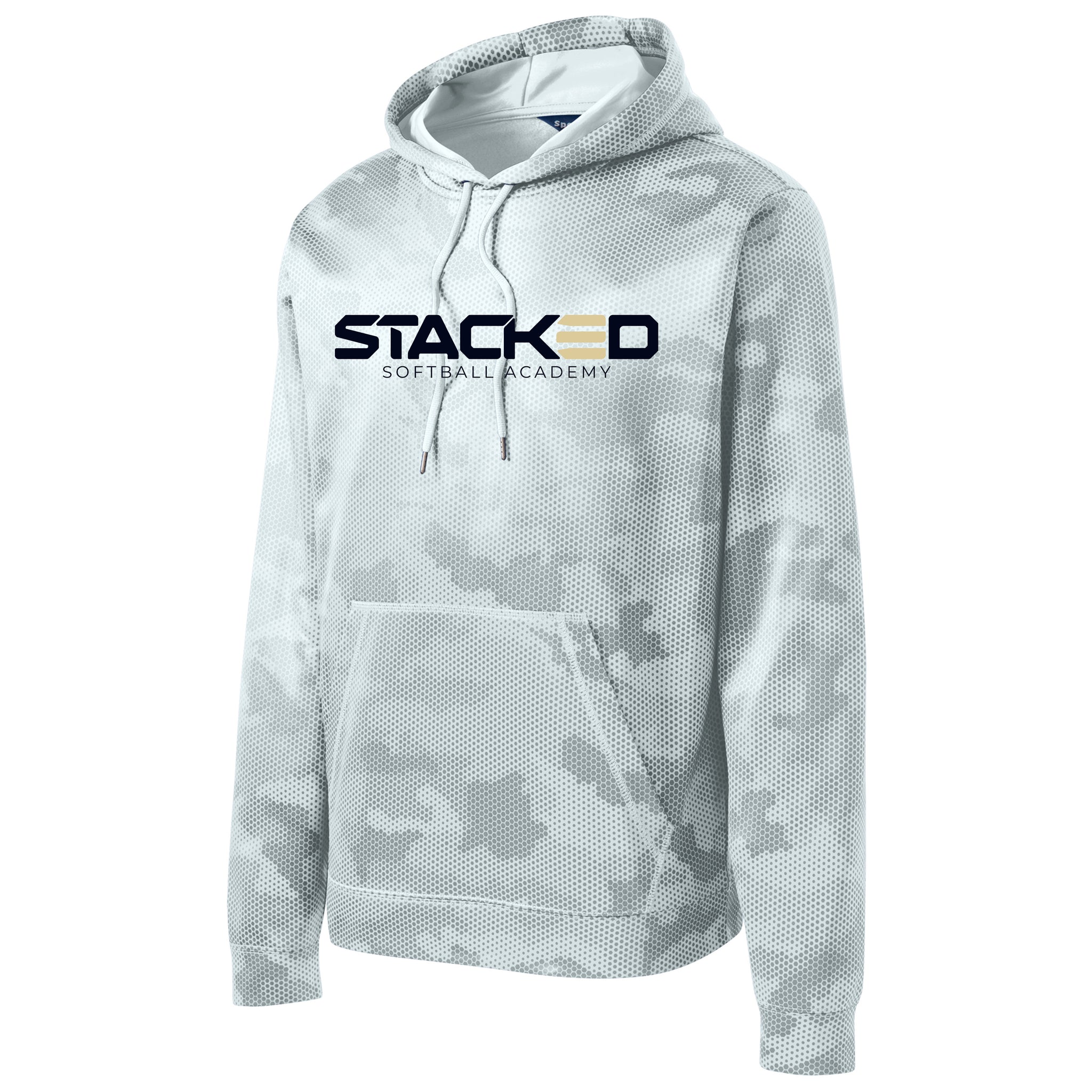 Stacked Softball Academy Sport-Tek® Sport-Wick® CamoHex Fleece Hooded Pullover