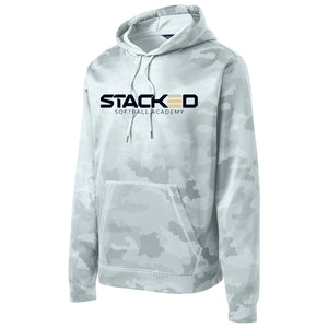 Stacked Softball Academy Sport-Tek® Sport-Wick® CamoHex Fleece Hooded Pullover