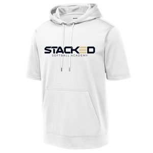 Stacked Softball Academy Sport-Tek ® Sport-Wick ® Fleece Short Sleeve Hooded Pullover
