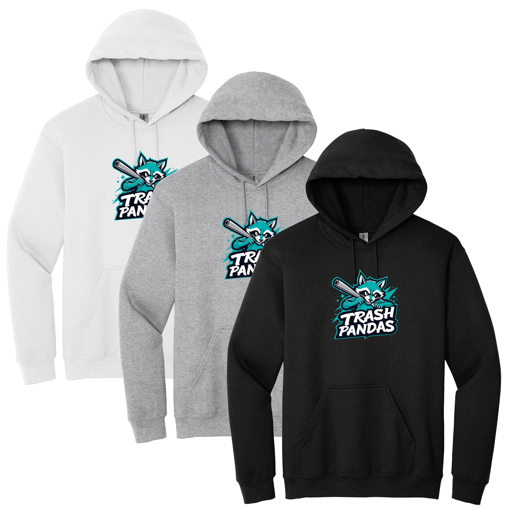 Trash Pandas Baseball Gildan® Heavy Blend™ Hooded Sweatshirt