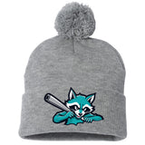 Trash Pandas Baseball Sportsman 12" Pom-Pom Cuffed Beanie
